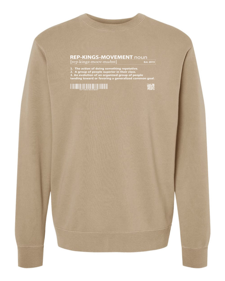 Pigment Sandstone Crew Neck - REP KINGS MOVEMENT