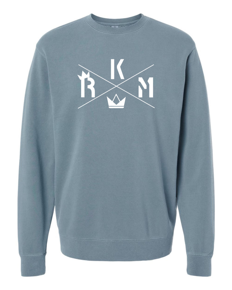 Pigment Slate Blue Crew Neck - REP KINGS MOVEMENT