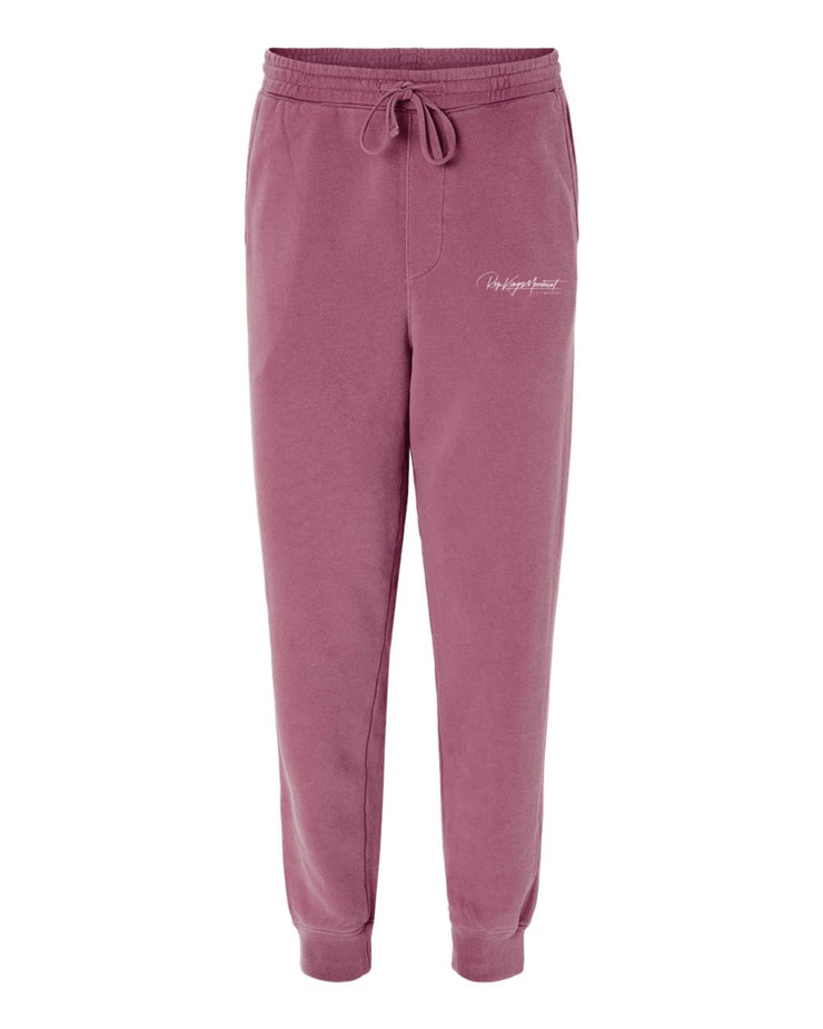 Pigment Maroon Fleece Pants - REP KINGS MOVEMENT