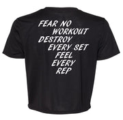 Fear No Workout Crop - REP KINGS MOVEMENT