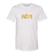 RQM Golden Signature Tee - White - REP KINGS MOVEMENT