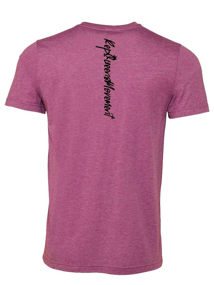 Queen Signature Tee - Magenta - REP KINGS MOVEMENT