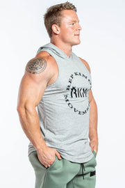 HOODIE TANK - GREY - REP KINGS MOVEMENT