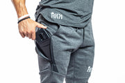 ACTIVE JOGGER SHORTS - GREY - REP KINGS MOVEMENT