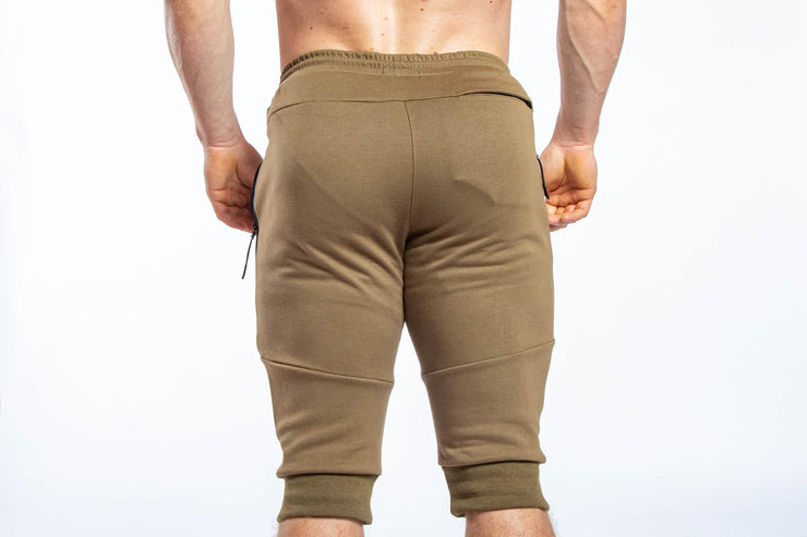 ACTIVE JOGGER SHORTS - OLIVE GREEN - REP KINGS MOVEMENT
