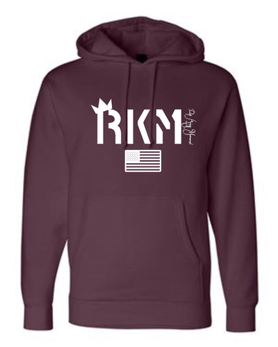 SIGNATURE SERIES HOODIE - BURGUNDY - REP KINGS MOVEMENT