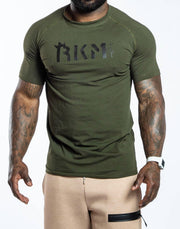 PERFORMANCE TEE-OLIVE GREEN - REP KINGS MOVEMENT